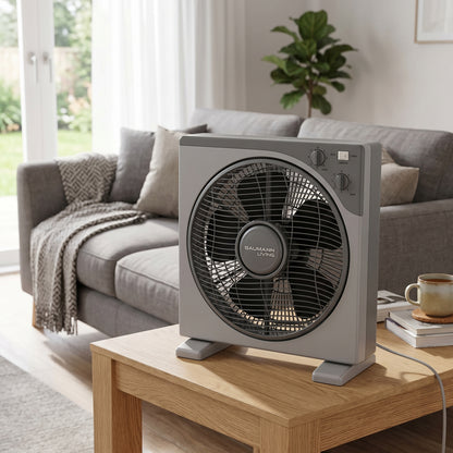 VENTILATEUR BOX 12’’  Fraîcheur puissante, format compact