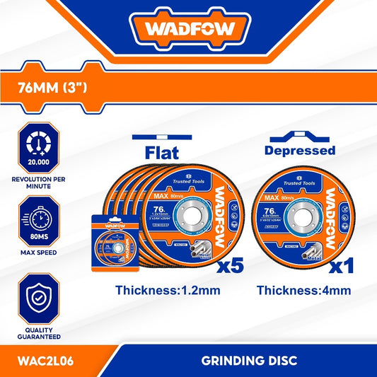 6PCS/Set Abrasive Metal Cutting and Grinding Disc