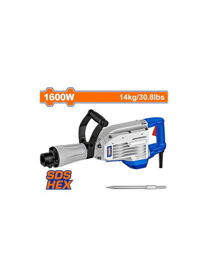 Demolition Breaker | Jack Hammer 1600W with 1pc x SDS Chisel - image 2