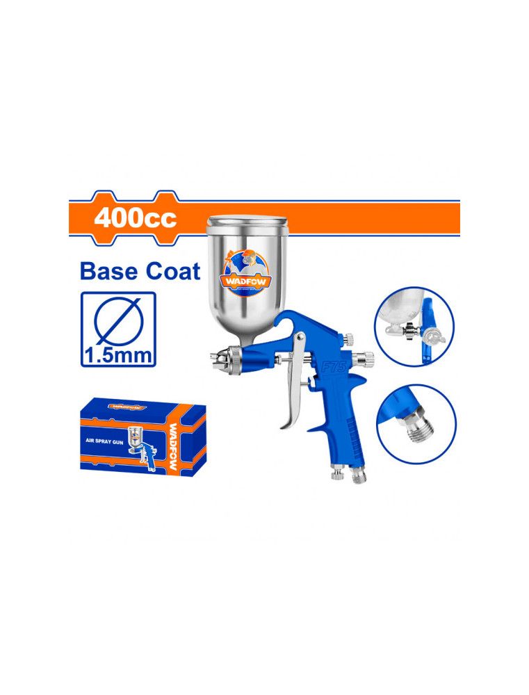 Gravity Type Air Spray Gun 400cc Car Paint Base Coat for Air Compressor - image 2