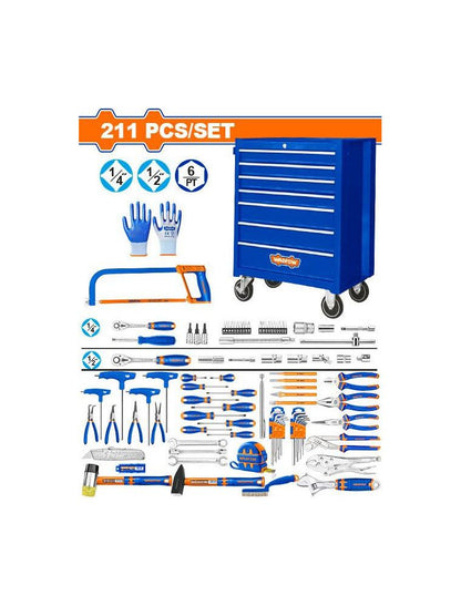 SERVANTE 7 TIROIRS 211 PCS