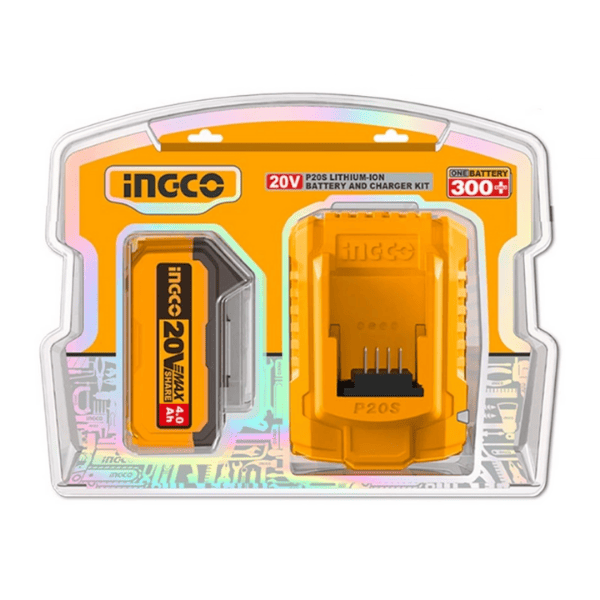 Pack 1 Batterie 20V 4Ah + 1 chargeur rapide SI - image 2