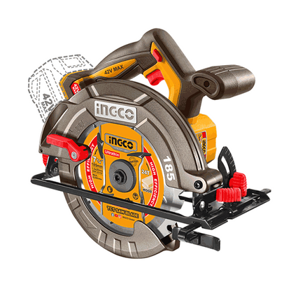 Scie Circulaire 42V 185mm Brushless 2 lames de scie de 185 mm 1 batterie 2,5 Ah 1 chargeur - image 2
