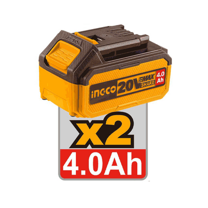 "Pack 2 Machine Meuleuse /Visseusseuse 20 V +10Accessoires Ingco" - image 3