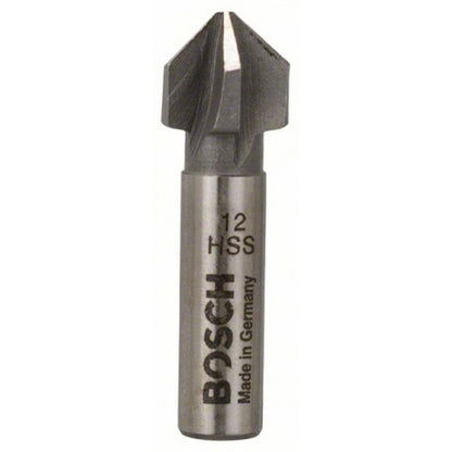 Fraise à noyer conique HSS queue cylindrique cinq taillants 90°