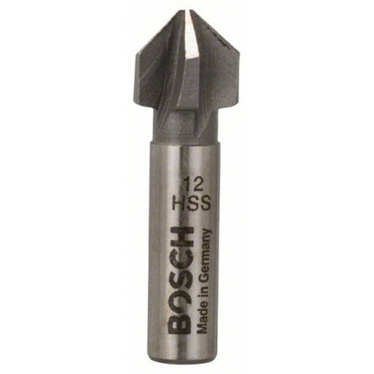 Fraise à noyer conique HSS queue cylindrique cinq taillants 90°