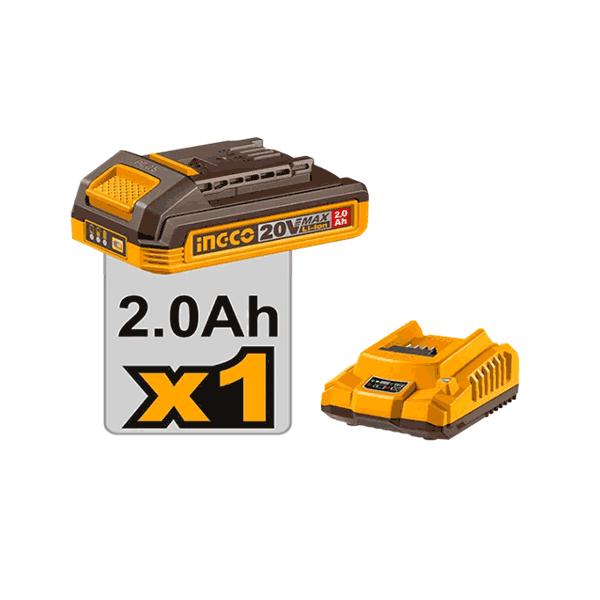 Nettoyeur 20V +1Bat +Chargeur 2Ah Ingco - image 3