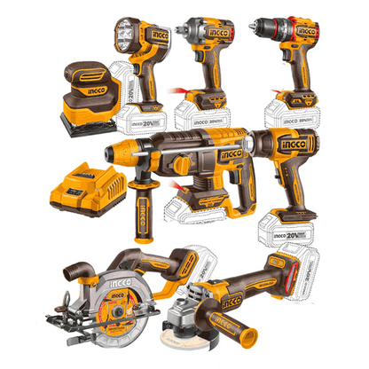 Pack De 9 Machines  Ingco - image 2