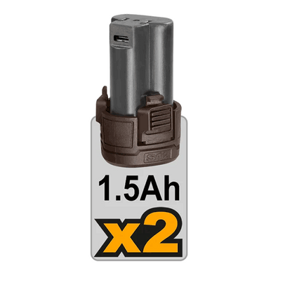 Visseuse 12V 20Nm TypeC 2 batteries Coniques - image 4
